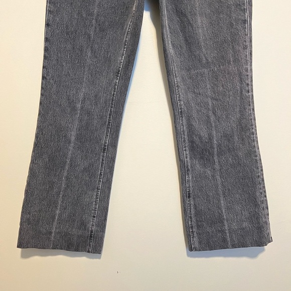 Rag & Bone Dylan High Waist Grey Kuro Flare Jeans 100% Cotton Sz 26 - Picture 9 of 11